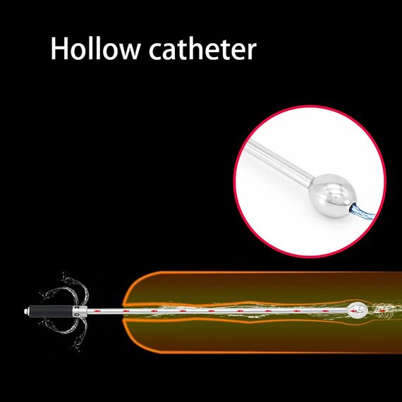TOUNID Elektro Shock Penis Dilatator HarnröHrenstecker HarnröHren Dilator Sexuelle Elektrostimulation Edelstahl Penis Butt Plug ReizstromgeräT FüR Sm Sex Spielzeug（11 mm）