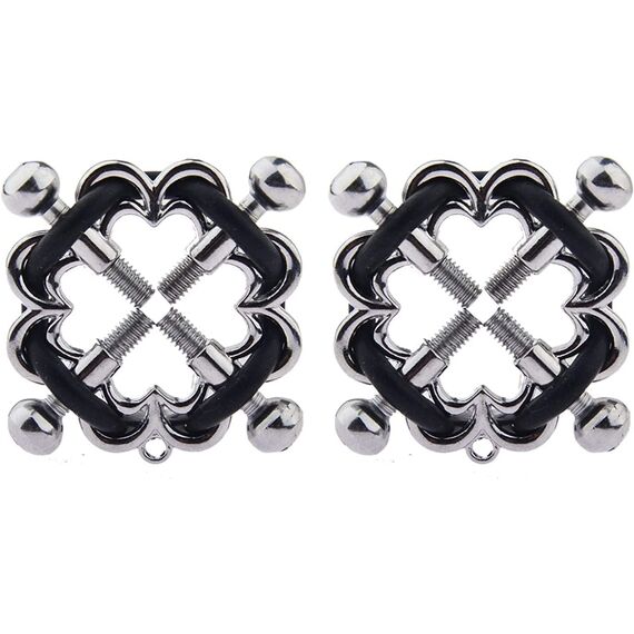 Hrekssi Elektrosex/E-Stim Kit, Nippelklemmen und Metall Analplug/Buttplug zur Elektrostimulation Reizstromgerät, Erotik Stromschlag Sexspielzeug für Frauen Männer Paare