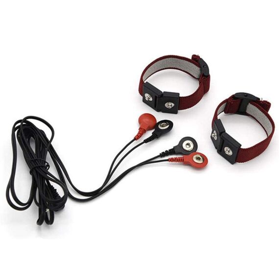 ZTHBYSB Elektrische Schock Nippel Klemmen Brust Massager BDSM Bondage E-Stim Klitoris Clips Elektrostimulation Penis Hoden Ring Reizstromgerät Set Folter Fetisch Sexspielzeug für Paare