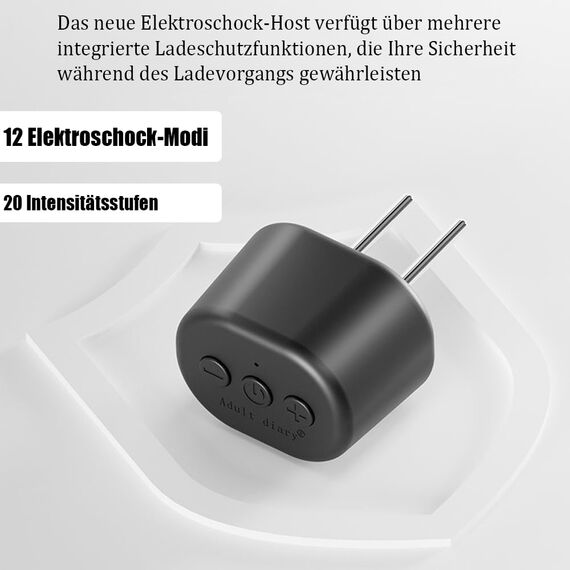 Jpscor Elektro Shock Silikon Analplug Prostata Stimulation Männer Tragbar Klein Sexuelle Elektrostimulation Analdildo Buttplug SM E-stim Anal Dilatoren Sexspielzeug für Männer Frauen (A-1-Set)