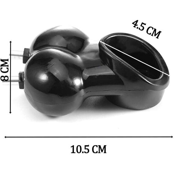 Hrekssi Elektrostimulation Reizstromgerät Testicles Bondage Gay Electrostimulation Set Penis Stick Ball Loop with Remote Control Extrem Folter Sexspielzeug Massager für Frauen Männer Paar