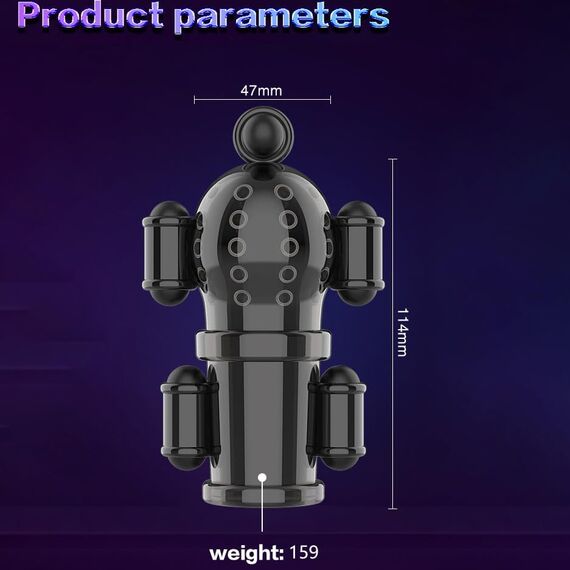 ChicLSQ Penis Trainer mit 10 Vibrationsmodi Elektrischer Eichel Stimulator Silikon Penisvibrator & Penishülle Masturbator Sexspielzeug fürMännersgerät Shock PenisringHodenring zur Elektrostimulation