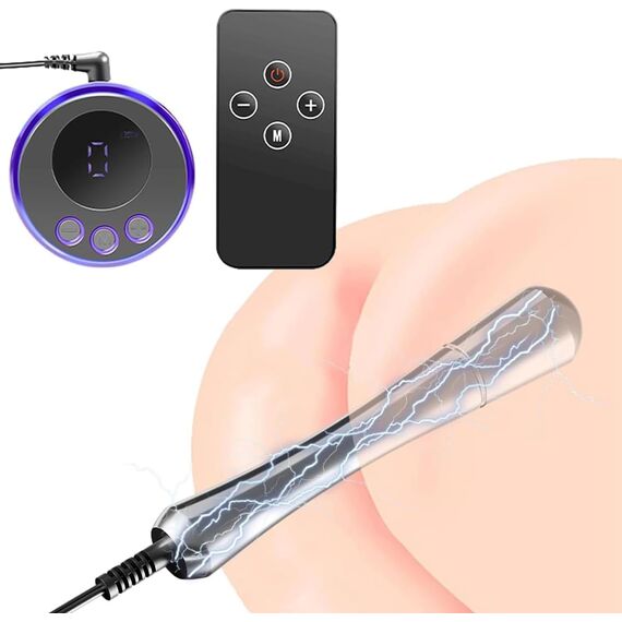 LYAMais Elektro Shock Metall Butt Plug Prostata Stimulator Analplug Butt Plug Analdildo Elektrische Stimulation Klein Anal Dilatator G-punkt Stimulator SM-Elektrische Stimulation analplug set（Tippe B）
