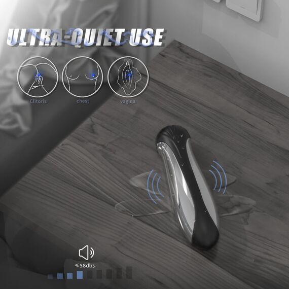 Jpscor Elektrischer Schock Vaginal Anal Springen Ei Masturbator, mit 9 Vibration Stimulation Modus+3 Elektroschock Intensität und Magnetische USB E-stim Prostata Massager Sexspielzeug für Frauen Paar