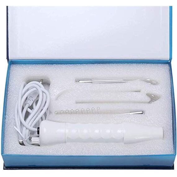 Sexuelle Elektrostimulation Massagestab Set mit 4 Zubehör, Elektroschock/E- stim for Sie und ihn Klitoris/G punkt/Penis/Eichel/Anal/Nippel/Brust/Pussy, Erotik BDSM Masturbation Sex- Spielzeug for Pa