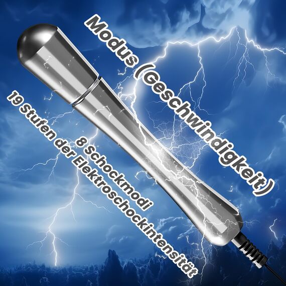 LYAMais Elektro Shock Metall Butt Plug Prostata Stimulator Analplug Butt Plug Analdildo Elektrische Stimulation Klein Anal Dilatator G-punkt Stimulator SM-Elektrische Stimulation analplug set（Tippe B）