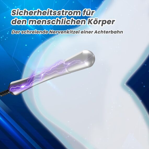 LYAMais Elektro Shock Metall Butt Plug Prostata Stimulator Analplug Butt Plug Analdildo Elektrische Stimulation Klein Anal Dilatator G-punkt Stimulator SM-Elektrische Stimulation analplug set（Tippe B）