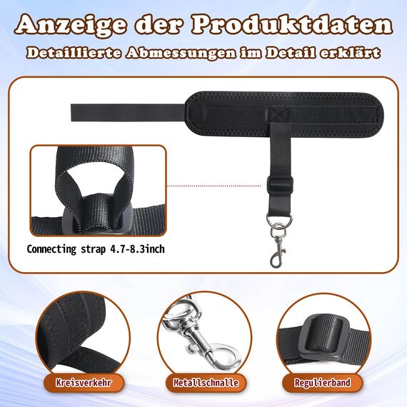 BDSM Bondage-Set für Paare: Extrem stabiles Fesselset mit Bettfesseln, Handschellen, Augenbinde und verstellbaren Bettgurten – 1-Minute-Schnellinstallation für aufregende Spiele