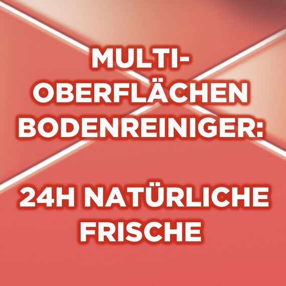 Ajax Allzweckreiniger Hibiskusblütenduft 12 x 1L - Multi-Oberflächen-Reiniger mit ätherischen Ölen