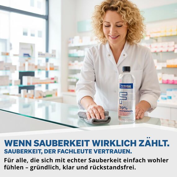2000ml Isopropanol 70% Lösungsmittel Isopropylalkohol 70 Reiniger für Haushalt | Nagelcleaner | Lackreiniger | IPA 2L 2-Propanol | Fettentferner