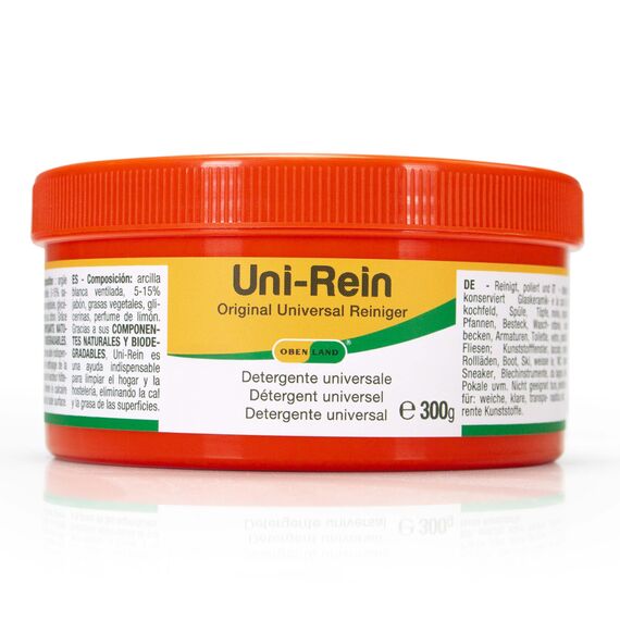 Obenland Uni-Rein öko Putzstein mit Schwämmen Vielseitiger Universalreiniger für, Küche, Bad, WC, Armaturen Fenster, Sneaker, Ceranfeld, 300 g
