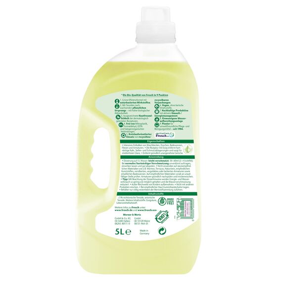 Frosch Essig Reiniger 5L, 3er Pack (3 x 5 l)