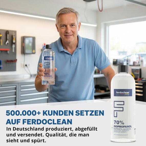 1000ml Isopropanol 70% Lösungsmittel Isopropylalkohol 70 Reiniger für Haushalt | Nagelcleaner | Lackreiniger | IPA 1L 2-Propanol | Fettentferner