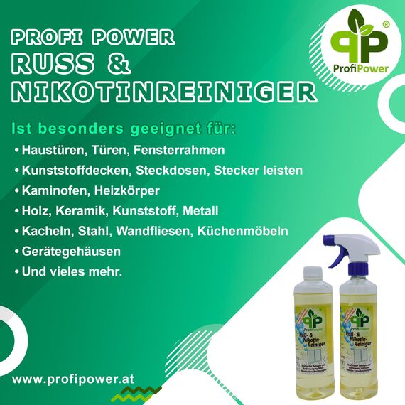 Profi Power Ruß- und Nikotin-Reiniger 2x 500ml