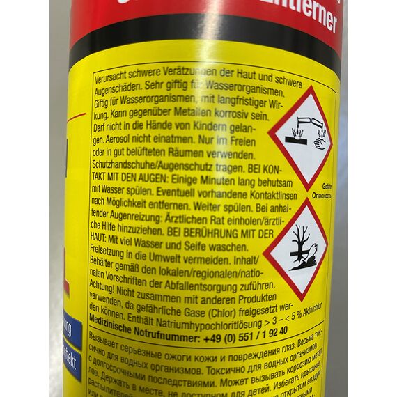 Pufas 5404000 Schimmelspray Antischimmelspray zum schnellen und gründlichen Entfernen von Schimmel, Grünbelägen, Stockflecken, Bakterien und Algen, 1L