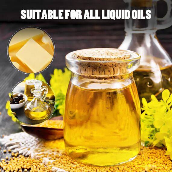 Kochöl Verfestiger Pulver - 340g Frittierfett Ölbindemittel zum Erstarrn von abgedrehtem Frittieröl, 100% Pflanzenbasierter Kochöl-Härter zur Speiseöl, Öl binder, Entsorgung Gebrauchten Öl bis 8.5L