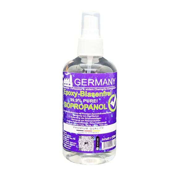 250ml Isopropanol 99,9% IPA Lösungsmittel Isopropylalkohol 2-Propanol Reiniger