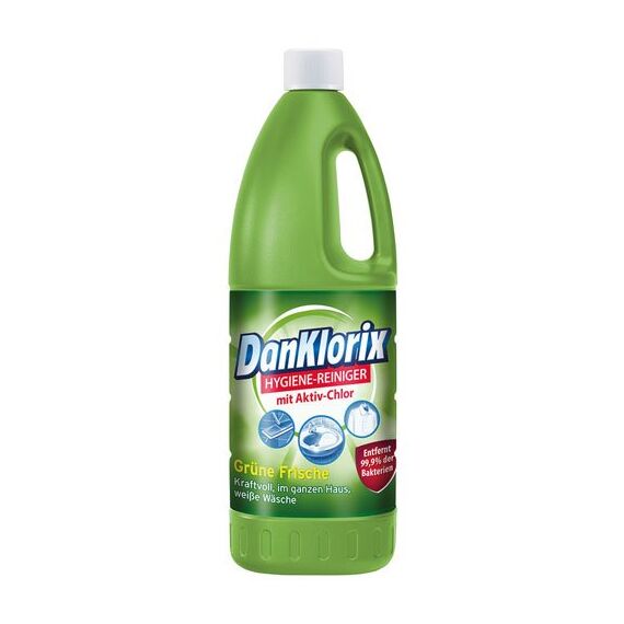 DanKlorix 8X Hygiene-Reiniger Grüne Frische - 1500ml