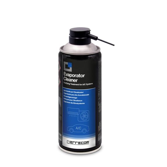 Errecom Evaporator Cleaner Pro, Klimaanlagenreiniger mit speziellem Dosierpinsel mit harten Borsten für die direkte Anwendung an Wärmetauschern, enthält Einweghandschuhe, 400ml Spraydose