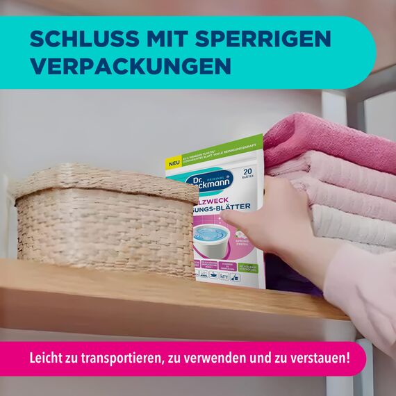 Dr. Beckmann Allzweck Reinigungs-Blätter SPRING FRESH | 20 Blätter