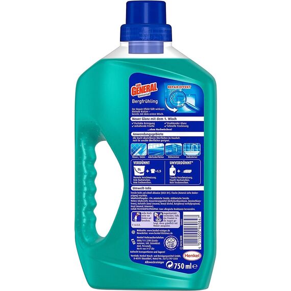 Der General Bergfrühling Allzweckreiniger 750 ml Flasche