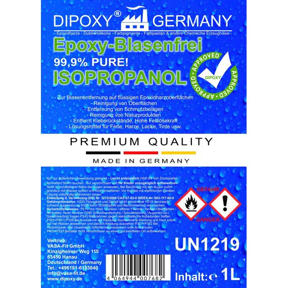 3x100ml Isopropanol 99,9% IPA Lösungsmittel Isopropylalkohol 2-Propanol Reiniger