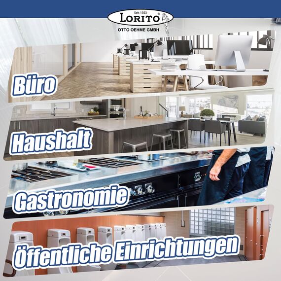 Lorito frisch & sauber Allzweckreiniger, 1 Liter Konzentrat, intensiver Allesreiniger, ohne Salmiak, für Reinigung aller Flächen, Hartböden, Wände und Fliesen