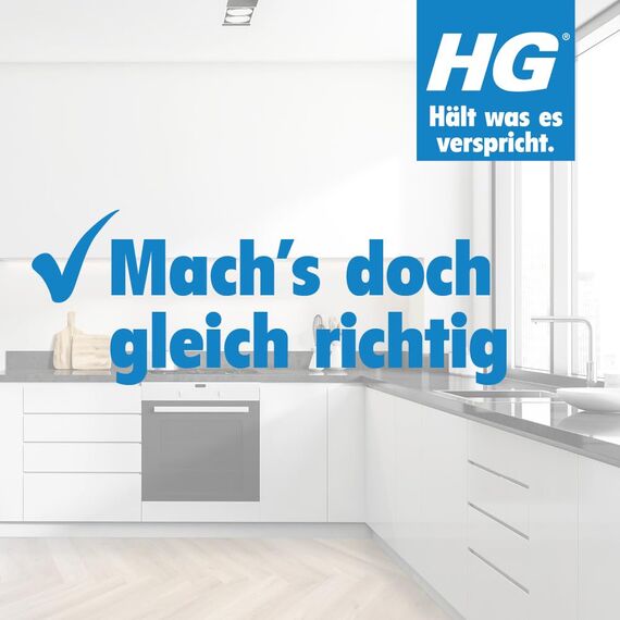 HG Hygienischer Kühlschrank-Reiniger, ein schnell trocknender und frisch riechender Kühlschrankreiniger für eine schnelle, streifenfreie und hygienisch gründliche Reinigung - 500 ml