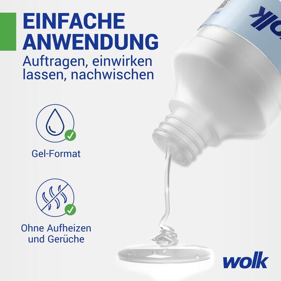 wolk Backofen- & Grillreiniger Set 500ml – Extra starkes Gel für Backofen, Grill, Backblech, Pfannen, Töpfe