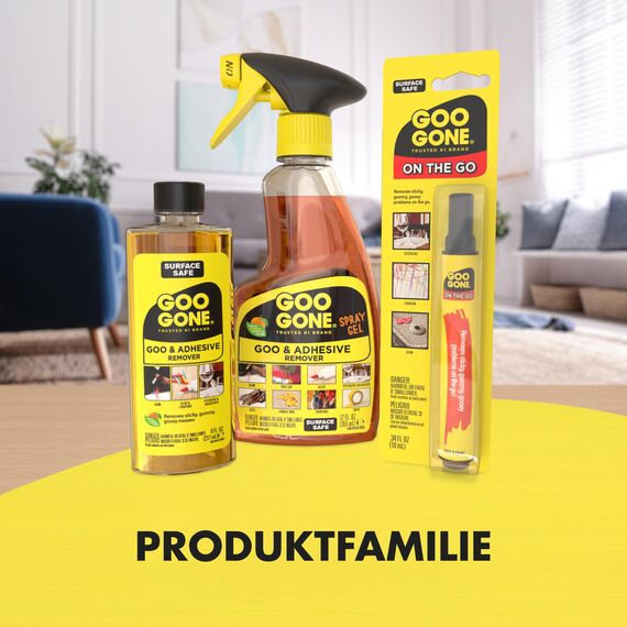 Goo Gone - Liquid - Klebereste Entferner - Etikettenlöser, Klebstoffentferner, Aufkleber Entferner - 237 ml