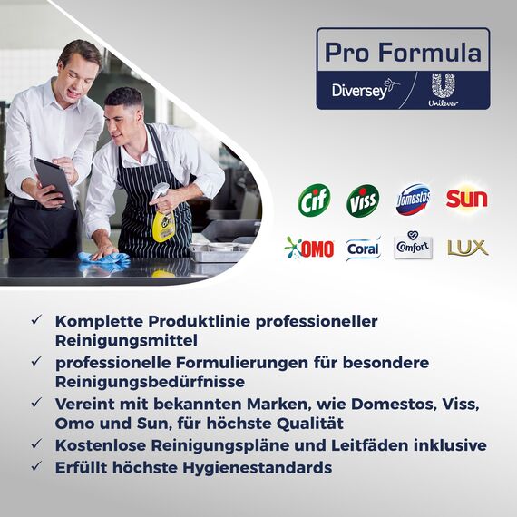 Cif Professional Allzweckreiniger Zitrus - Zuverlässige Reinigung für gründliche Sauberkeit, professionelle Ergebnisse mit erfrischendem Zitrusduft, 5L Kanister