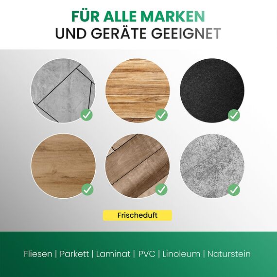 BiOHY Bodenreiniger für Wischroboter (2 x 1 liter) + Dosierer | Reinigungsmittel Konzentrat für alle Wisch & Saugroboter mit Nass-Funktion | Schaumarm & Streifenfrei | Für alle Böden