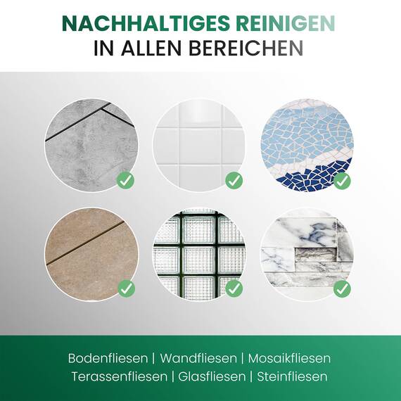 BiOHY Fliesenreiniger (9x1l Flasche) | speziell entwickelt für Stein- & Fliesenböden | hinterlässt eine schmutzabweisende Glanzschicht | entfernt jegliche Art von Schmutz mühelos