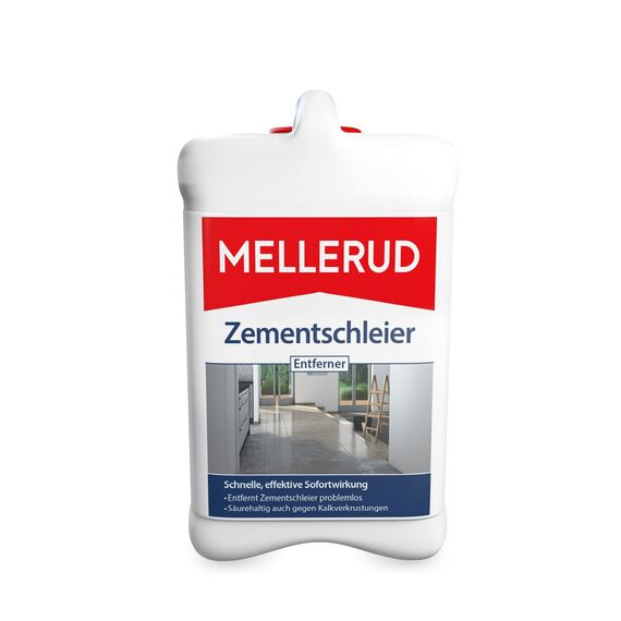 MELLERUD Zementschleier Entferner | 1 x 2,5 l | Effizientes Reinigungsmittel gegen Zementschleier, Zementreste und viele weitere Verschmutzungen