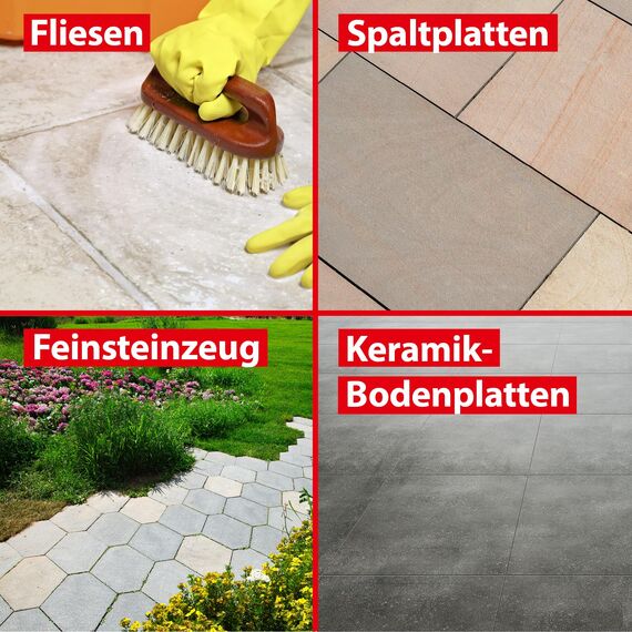 MELLERUD Fliesen & Stein Grundreiniger | 1 x 2,5 l | – Zuverlässiges Mittel zum Entfernen von hartnäckigen Verschmutzungen auf säureunemfpindlichen Oberflächen