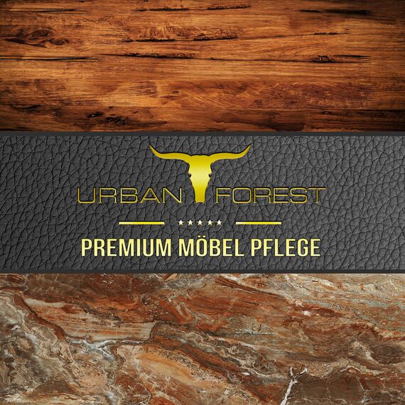 · URBAN FOREST · PREMIUM PRODUCTS SPARSET Holzwachs farblos + Holz Bodenreiniger für Parkett & Holz Bodenpflege Profi Holz-Pflege von URBAN FOREST MADE IN GERMANY