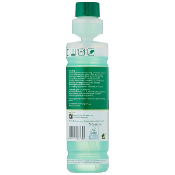 clean & green Parkettreiniger natural für geölte/versiegelte Parkett- und Korkboden