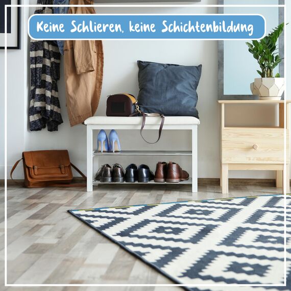 Poliboy - Laminat Pflege - Konzentrat mit Orangenöl - auch für Kork und Linoleum - Bodenreinigung - 5er Pack - 5x500 ml (2,5 Liter) - Made in Germany