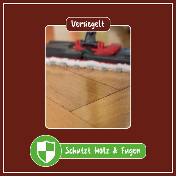 POLIBOY Renovierer glänzend – Parkettaufbereiter für versiegelte Holzböden – Parkettversieglung durch Schutzschicht – Ohne Abschleifen - 1 x 500 ml - Made in Germany