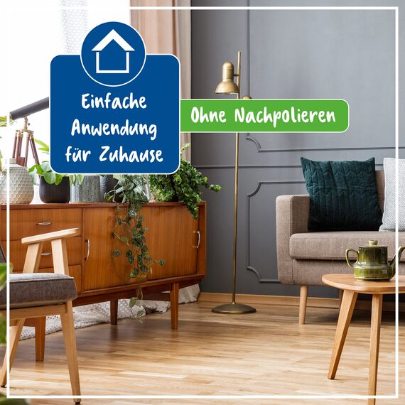 Poliboy - Laminat Renovierer - Sofort Versiegelung - lang anhaltenden Glanz und Schutz - Bodenreinigung - Einzeln - 500ml - Made in Germany