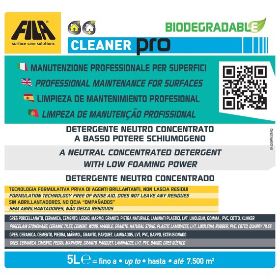 FILA Surface Care Solutions Universalreiniger, Konzentrat, 5 L