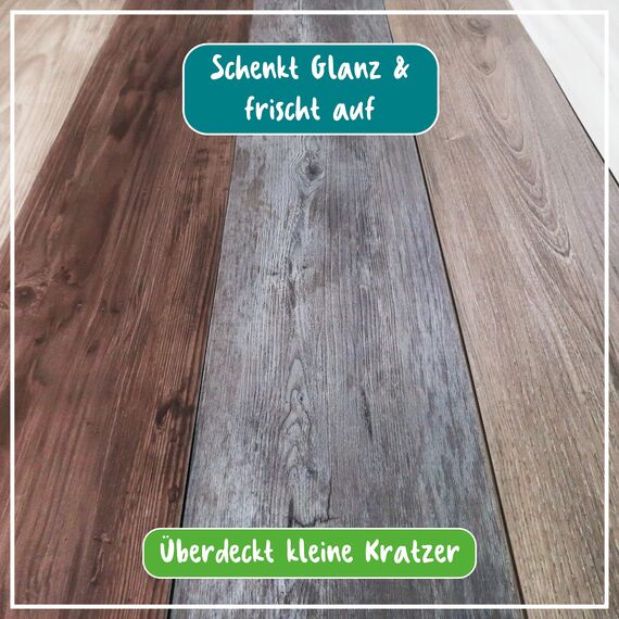 Poliboy - Vinyl Renovierer - zur Auffrischung von strapazierten Vinylböden - Bodenpflege - 10er - 10x500 ml (5Liter) - Made in Germany