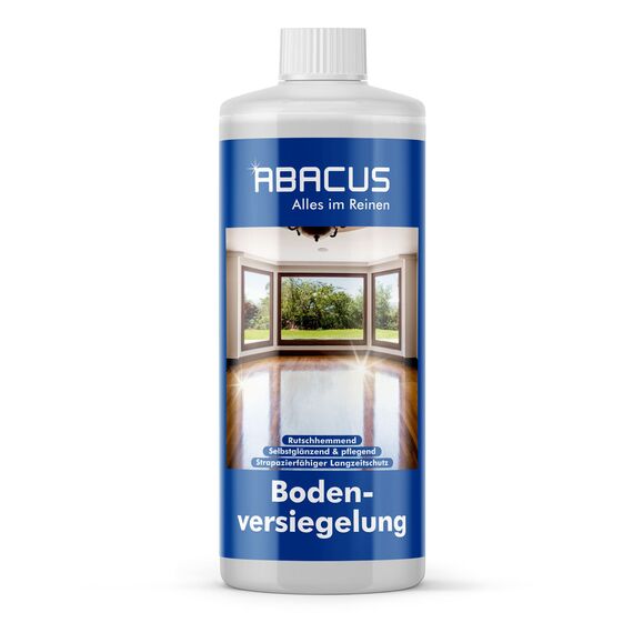 ABACUS® Bodenversiegelung, Parkettversiegelung, Laminatversiegelung, PVC-Versiegelung, Dielenversiegelung, Korkversiegelung,– Bodenversiegelung 1000 ml (2310)