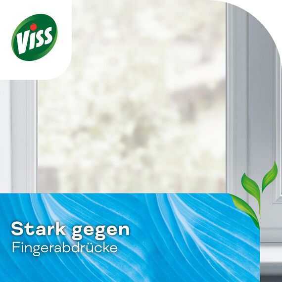 Viss Cleanboost Glasreiniger Universal Glas & Flächen Reinigungsmittel für streifenfreien Glanz und stark gegen Fingerabdrücke 750 ml