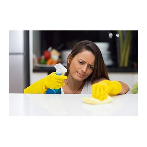 BiOHY Glas- und Oberflächenreiniger-Set 10 Liter Kanister + Zubehör | Glas- und Oberflächenreiniger | Auslaufhahn | Dosierer | Mischbehälter | Staubhandschuh |Ökologisches Reinigungsmittel