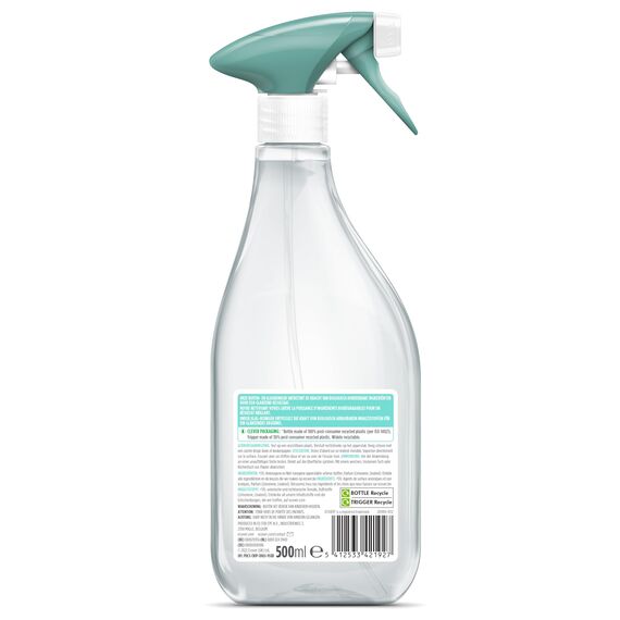 Ecover Glasreiniger Spray, für streifenfreie Fenster, grüner Tee- und Grapefruitduft, 6er Pack, 6 x 500 ml