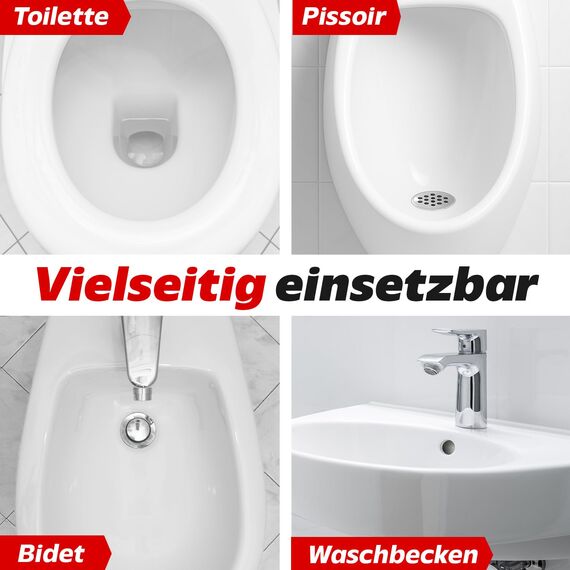 PRINOX Urinsteinentferner EXTRA STARK 1000ml - Profi Urinstein & Kalkentferner Konzentrat - Extrem kraftvoller Urinsteinlöser & WC Reiniger mit Schräghals