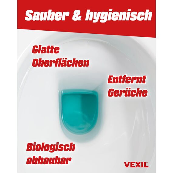 VEXIL® Urinsteinentferner EXTRA STARK - 2x 1000 ml - entfernt mühelos hartnäckigen Urin- & Kalkstein - Profi WC-Reiniger - biologisch abbaubar - Urinsteinlöser Made in Germany