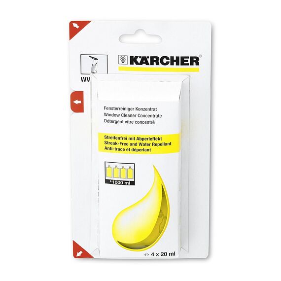 Kärcher Glasreiniger Konzentrat 4 x 20 ml, für WV, OEM 6.295-302.0