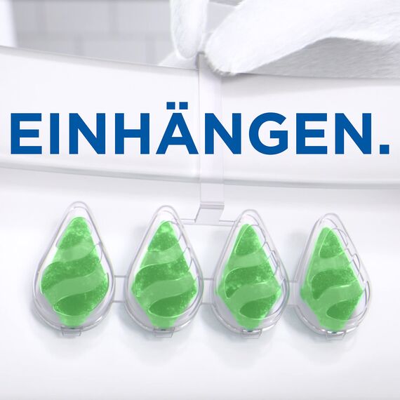 WC-Ente Active Clean WC Duftspüler-Einhänger, WC Reiniger, Citrus Splash-Duft, 38,6 g
